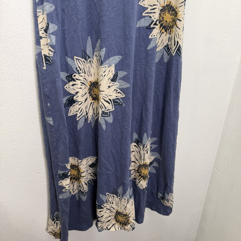 Coldwater Creek Floral Sunflower Maxi Dress Womens XL Artsy Lagenlook Sundress - Picture 3 of 9